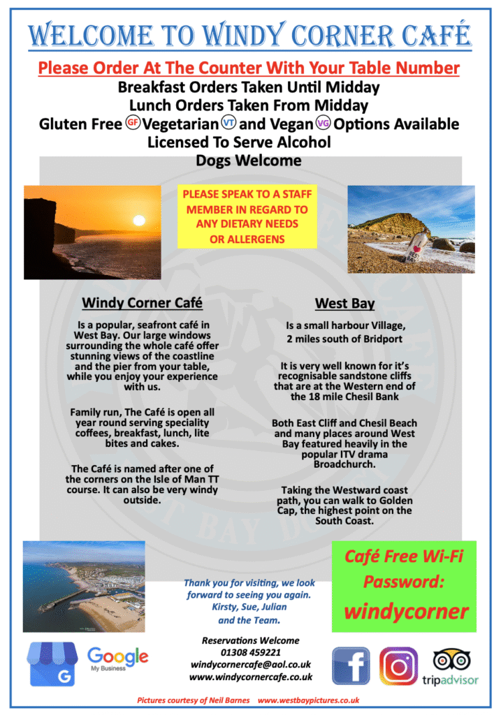 menu overview